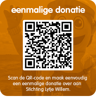 QR-code voor een eenmalige donatie